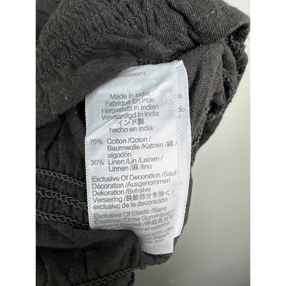 Madewell NWT Women’s Soft Charcoal Sachi Smocked Tank Top size Large - Picture 5 of 7